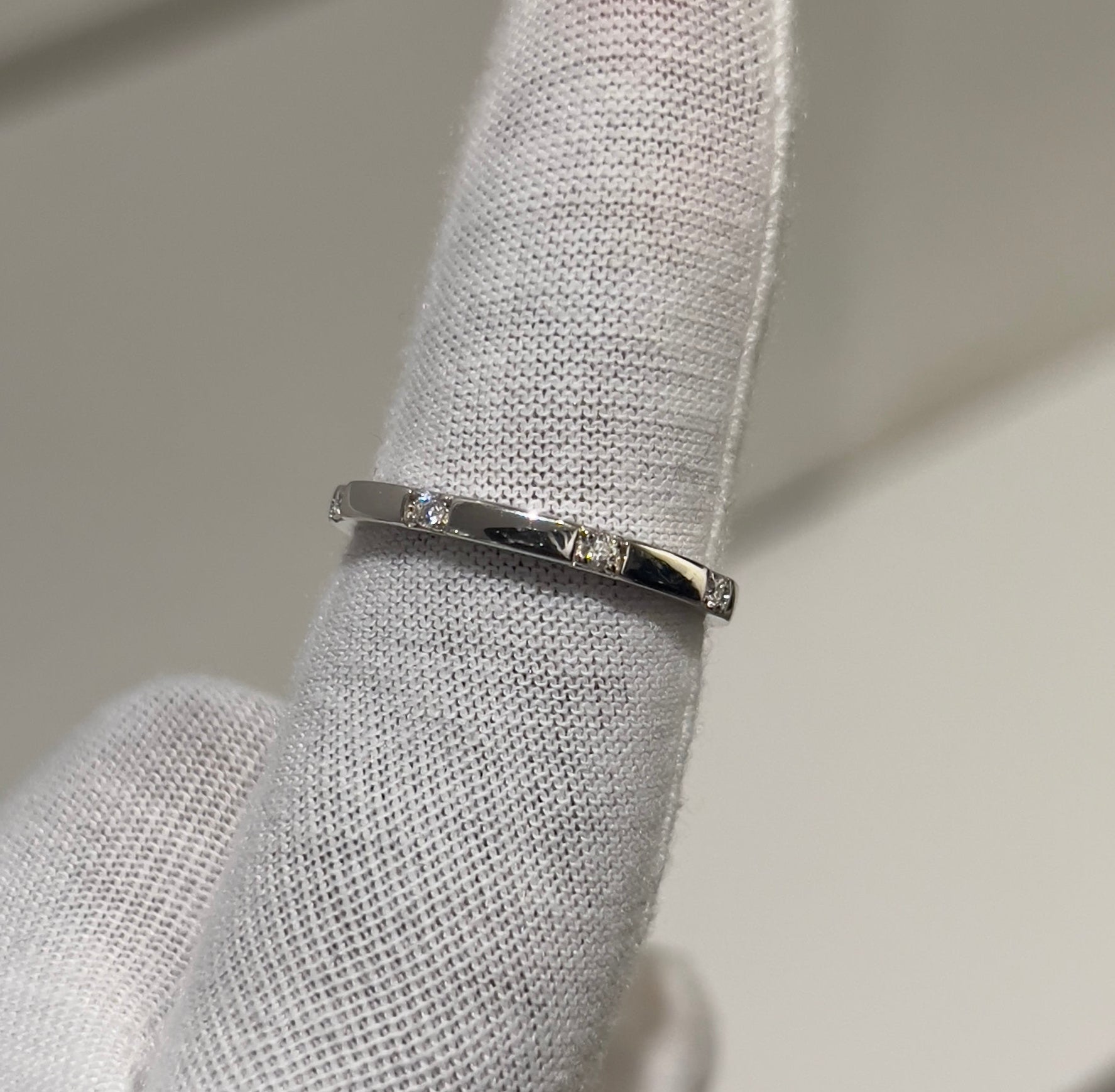 Sterling Silver Moissanite Ring