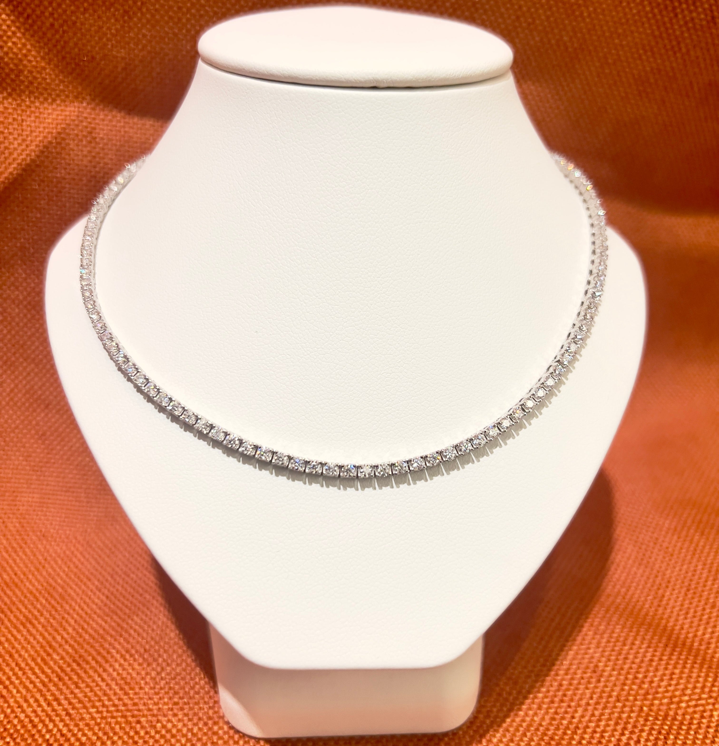 Moissanite Tennis Necklace